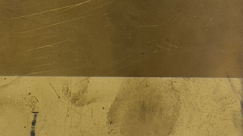 Bronze medal oxide layer cleaning