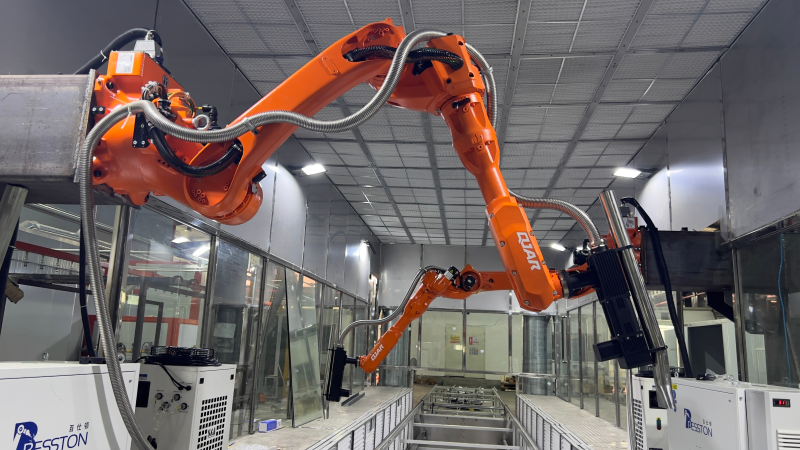 Robot automated cleaning
