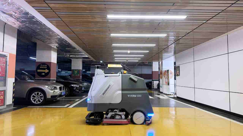 Underground garage cleaning