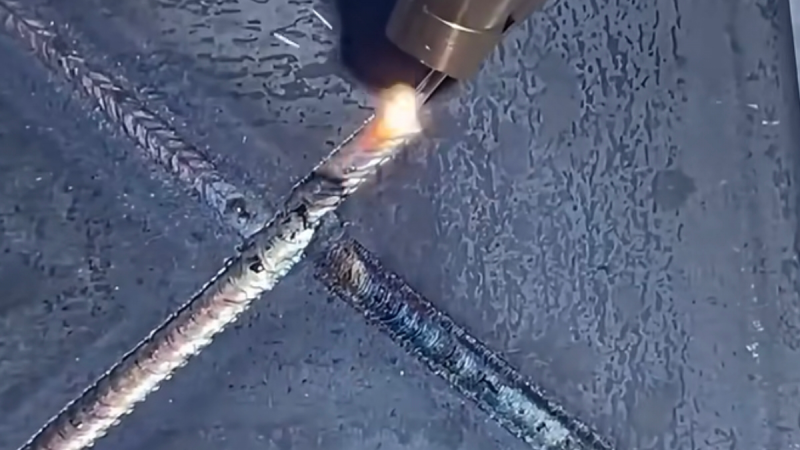 Welding ordinary carbon steel steel plate